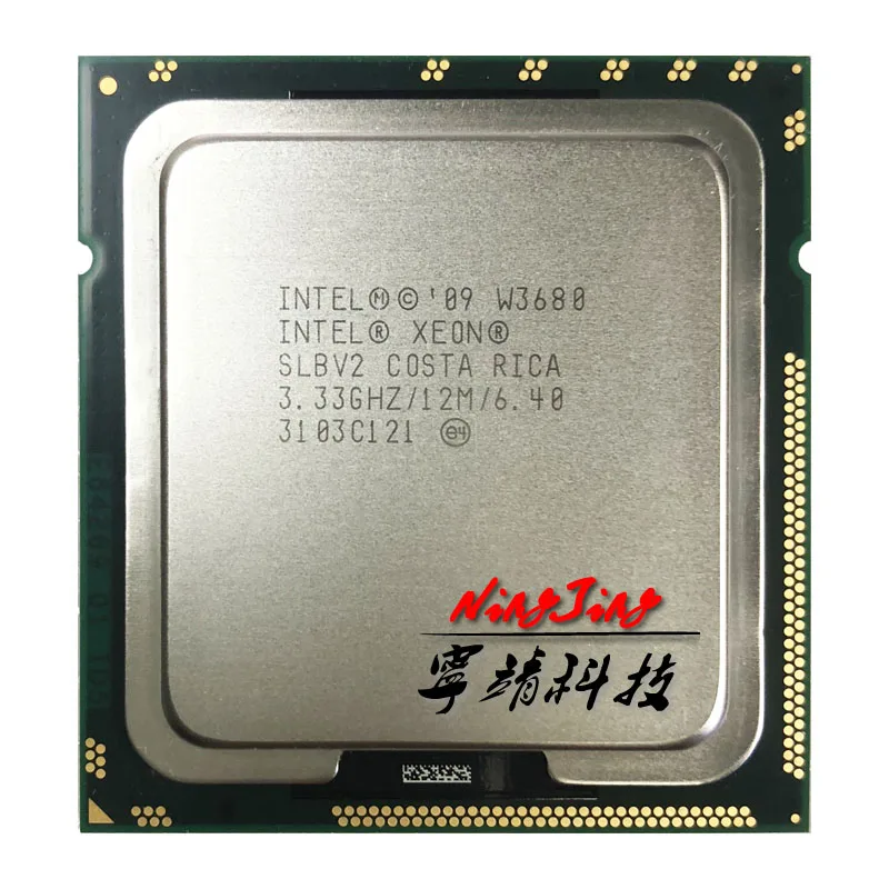 Процессор Intel Xeon W3680 3 ГГц шестиядерный ЦПУ с двенадцатью потоками 12 МБ 130 Вт LGA