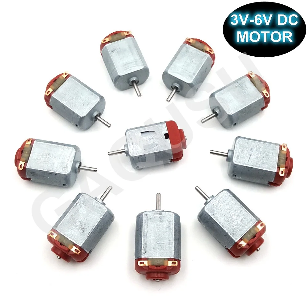 10PCS 130 Four Drive 3-6V DC Motor 1pc/5pcs/10pcs Micro Motor Production for DIY Toys Hobbies Smart Car
10PCS 130 Four Drive 3-6V DC Motor 1pc/5pcs/10pcs Micro Motor Production for DIY Toys Hobbies Smart Car