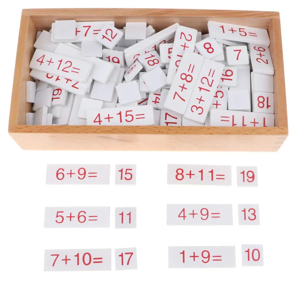 Kids Montessori Materials Mathematics Teaching Aids Preschool Learning Addition Math Exercise Enlightenment Developmental Toys
Kids Montessori Materials Mathematics Teaching Aids Preschool Learning Addition Math Exercise Enlightenment Developmental Toys
