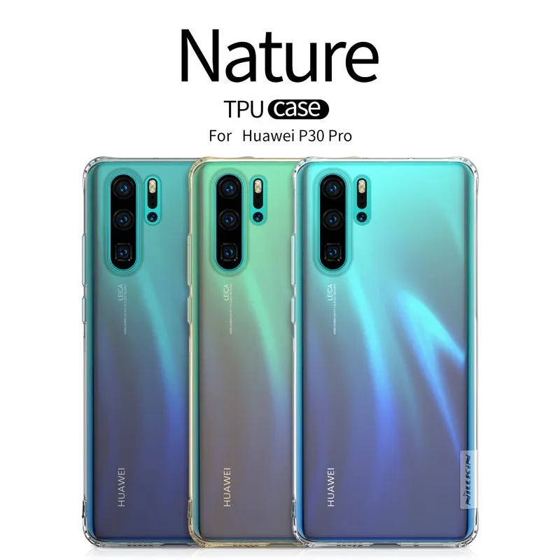 

NILLKIN for Huawei P30 Pro Case Huawei P30 Lite Cover Silicone Nature Series Soft TPU Back Cover Phone Cases