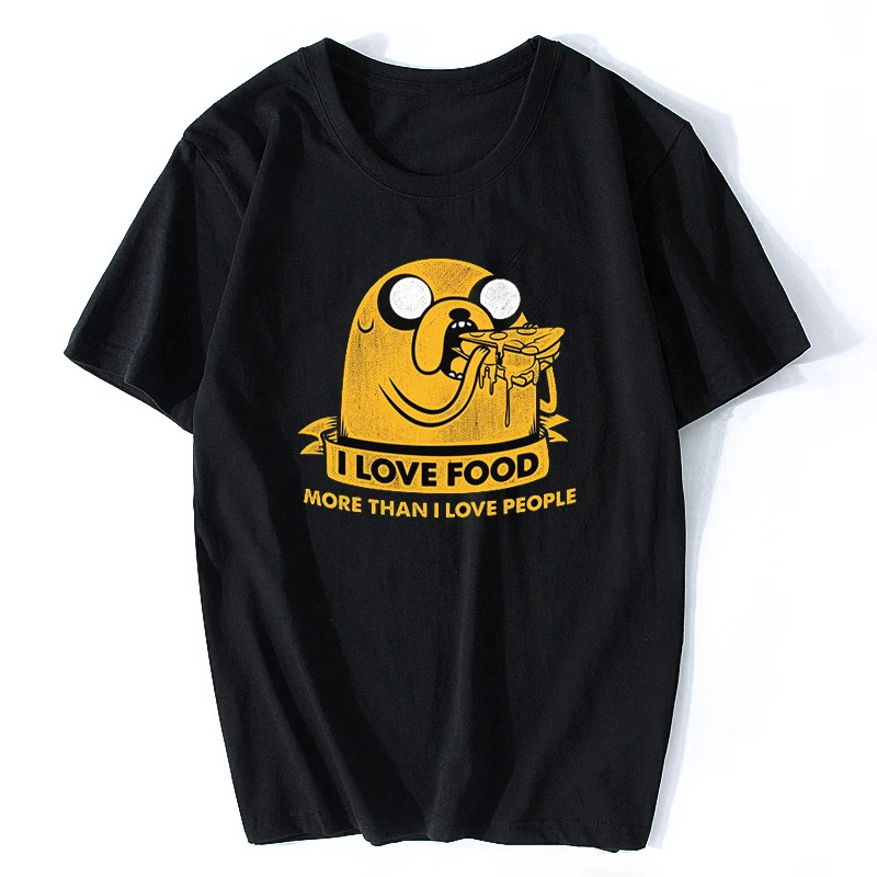 Футболка с надписью Jake The Dog футболка для приключений Мужская/Женская хлопковая
