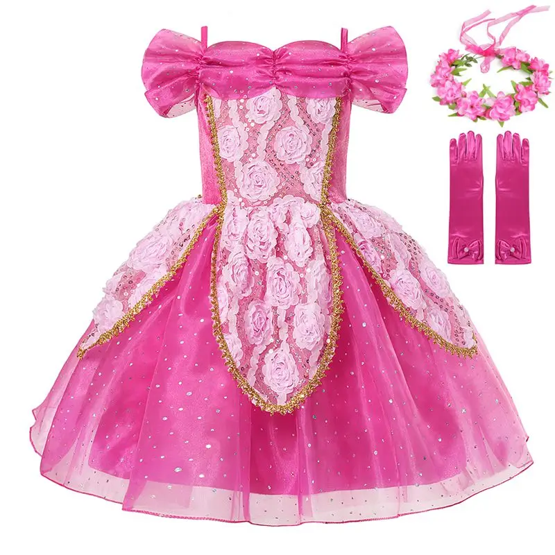 Girls Sleeping Beauty Princess Dress up Party Costume Children Summer Aurora Sleeveless Floral Birthday Gown Kids Girl Clothing
Girls Sleeping Beauty Princess Dress up Party Costume Children Summer Aurora Sleeveless Floral Birthday Gown Kids Girl Clothing