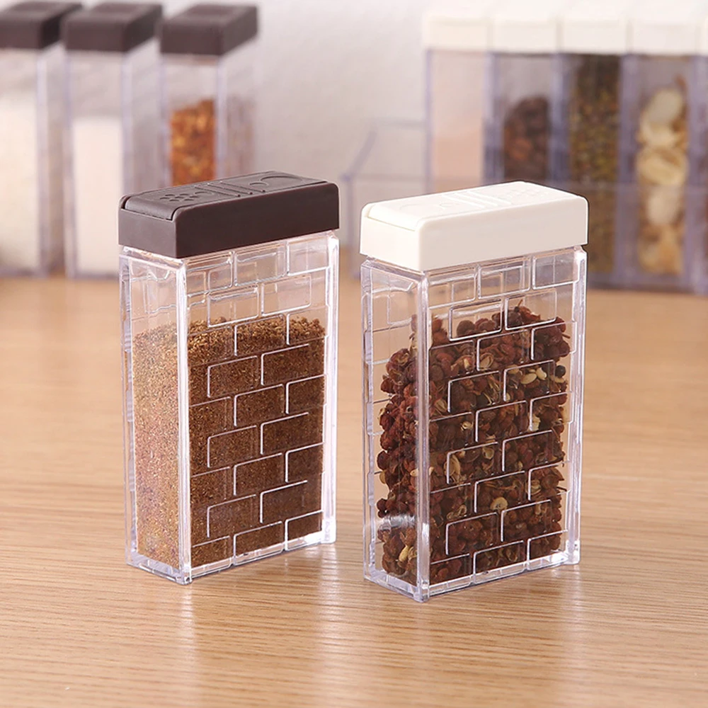 Kitchen Seasoning Box Spice Jar Spice Storage Bottle Jars Transparent Salt And Pepper Cumin Powder Box
Kitchen Seasoning Box Spice Jar Spice Storage Bottle Jars Transparent Salt And Pepper Cumin Powder Box