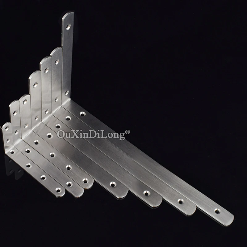 Express Shipping 100PCS Stainless Steel Right Angle Corner Braces L Shape Board Frame Shelf Support Bracket Connectors w Screws
Express Shipping 100PCS Stainless Steel Right Angle Corner Braces L Shape Board Frame Shelf Support Bracket Connectors w Screws