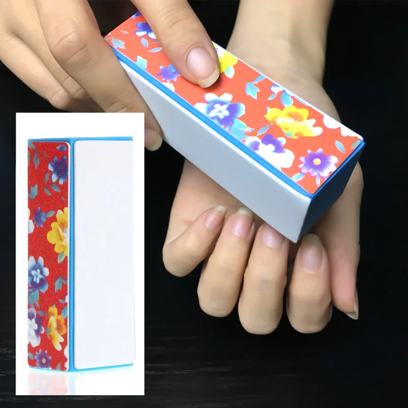 Фото Yinikiz пилки для шлифовки ногтей Губка буферный блок двухсторонний Маникюр