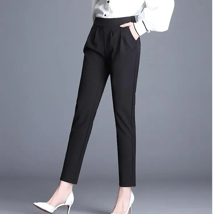 Autumn Plus Size 4XL High Waist Pants Women New Fashion Spring OL Casual Pencil Pant Trousers Work Pants ninth Trousers Female
Autumn Plus Size 4XL High Waist Pants Women New Fashion Spring OL Casual Pencil Pant Trousers Work Pants ninth Trousers Female