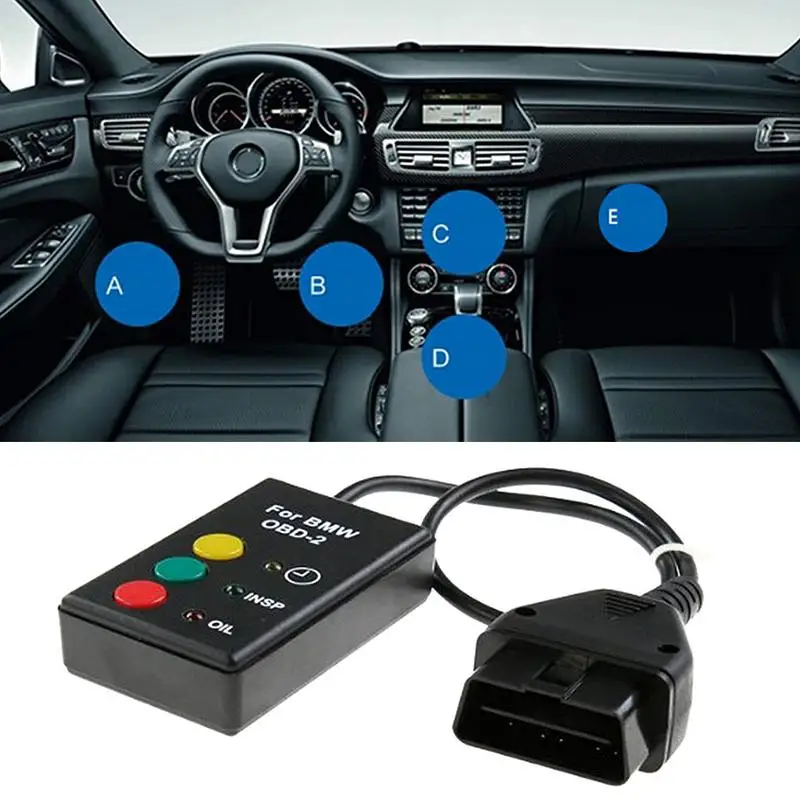 

Инструмент для ремонта автомобиля OBD2 OBDII Автомобильная подушка безопасности (SRS) сканирование/обслуживание масла/проверка света сброс диаг...