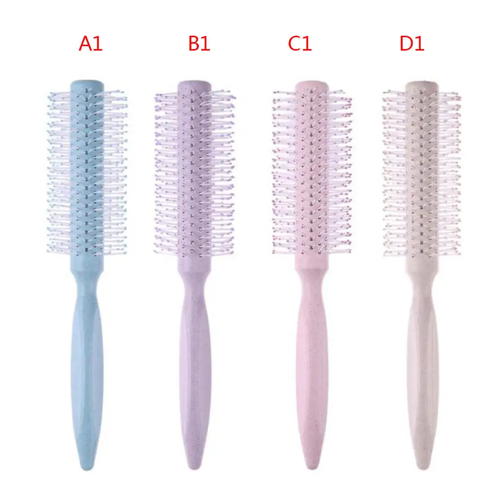 Round Hair Comb Makeup Hair Brush Wheat Straw Hairdressing Comb Detangling Curling Hairbrush Massage Brush Styling Comb
Round Hair Comb Makeup Hair Brush Wheat Straw Hairdressing Comb Detangling Curling Hairbrush Massage Brush Styling Comb