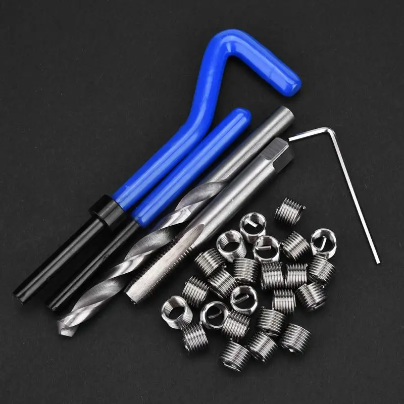 M8 Screw Threaded Inserts Repair Tool Set Drill Tap Coiled Wire Insert Installation Kit | Инструменты