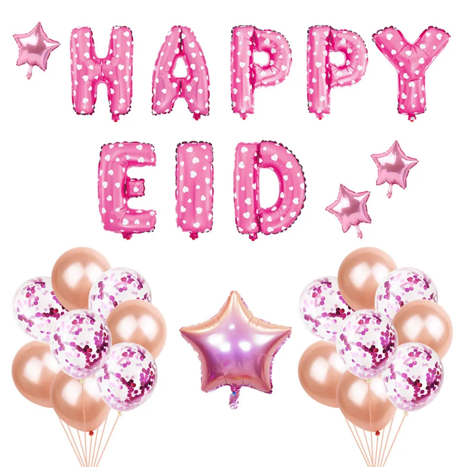 EID Mubarak Rose Gold Letter Ballon Muslim Islamic Foil Balloons Birthday Decorations Wedding Air Ball Ramadan Party Supplies
EID Mubarak Rose Gold Letter Ballon Muslim Islamic Foil Balloons Birthday Decorations Wedding Air Ball Ramadan Party Supplies