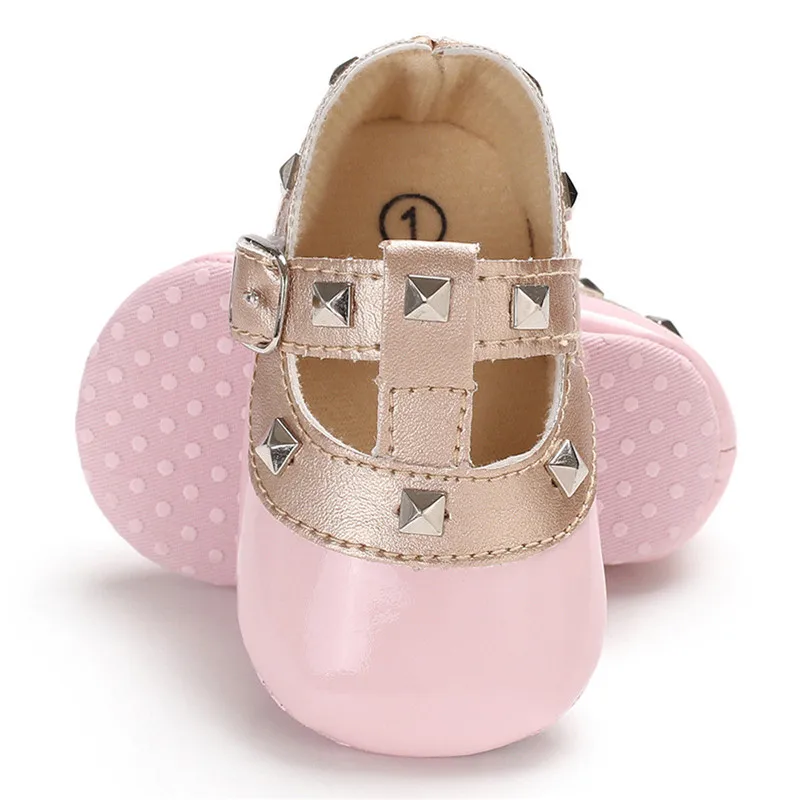 Princess Newborn Baby Girls Spring Autumn Rivet PU Shoes Soft Sole First Walkers Infant Children Crib Walking Shoes
Princess Newborn Baby Girls Spring Autumn Rivet PU Shoes Soft Sole First Walkers Infant Children Crib Walking Shoes