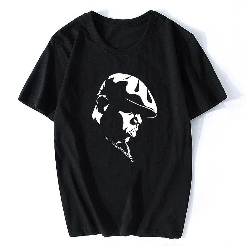 Notorious Big мужские короткий рукав Бигги Смолс футболка в стиле хип хоп рок н мужской