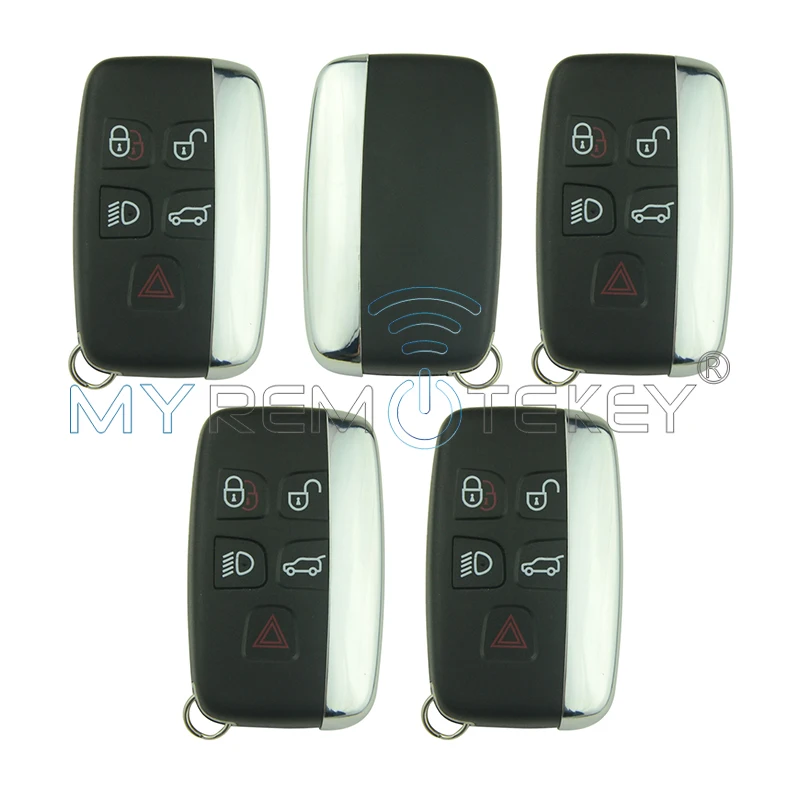 Remtekey 5pcs smart key 5 button 315 mhz KOBJTF10A for Range Rover Sport Evoque LR2 LR4 Discovery keyless entry PCF7953
Remtekey 5pcs smart key 5 button 315 mhz KOBJTF10A for Range Rover Sport Evoque LR2 LR4 Discovery keyless entry PCF7953