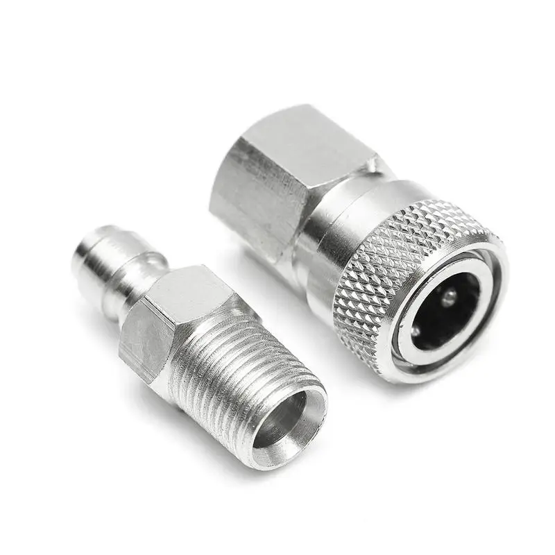 1/8" Paintball Quick Disconnect Male And Female Set 60 Degree 8mm Screw Threads Adapter
1/8" Paintball Quick Disconnect Male And Female Set 60 Degree 8mm Screw Threads Adapter