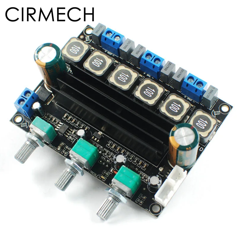 CIRMECH TPA3116 HIFI High-Power class d Digital 2.1 Amplifier board Stereo Input Stereo and Super bass Out 50W*2+100W*1
CIRMECH TPA3116 HIFI High-Power class d Digital 2.1 Amplifier board Stereo Input Stereo and Super bass Out 50W*2+100W*1