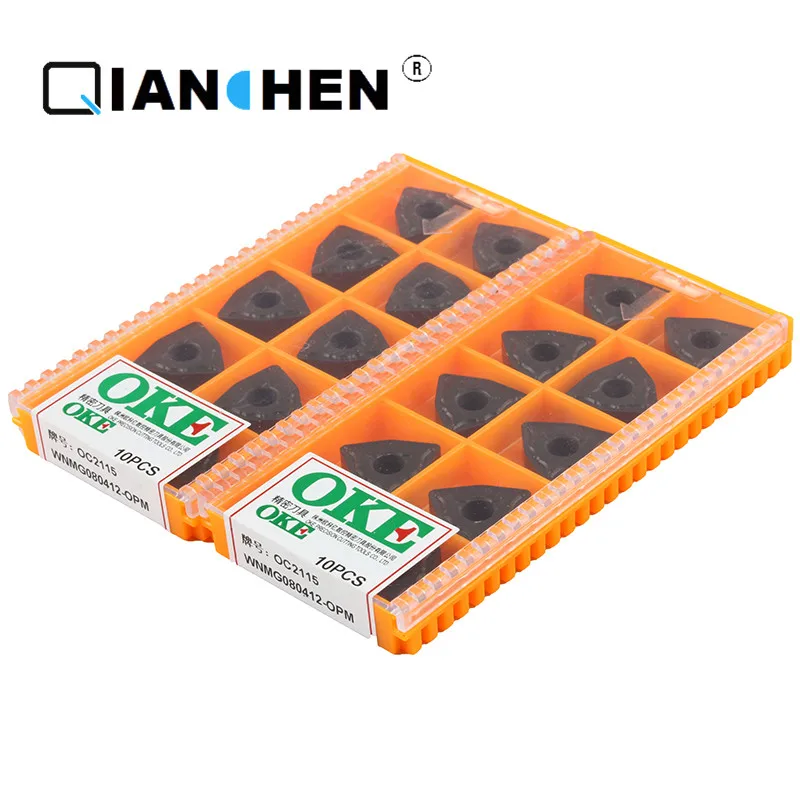 Original quality OKE 10pcs/lot high precision high performance high strength CNC WNMG080412-OPM OC2115 industry carbide inserts
Original quality OKE 10pcs/lot high precision high performance high strength CNC WNMG080412-OPM OC2115 industry carbide inserts