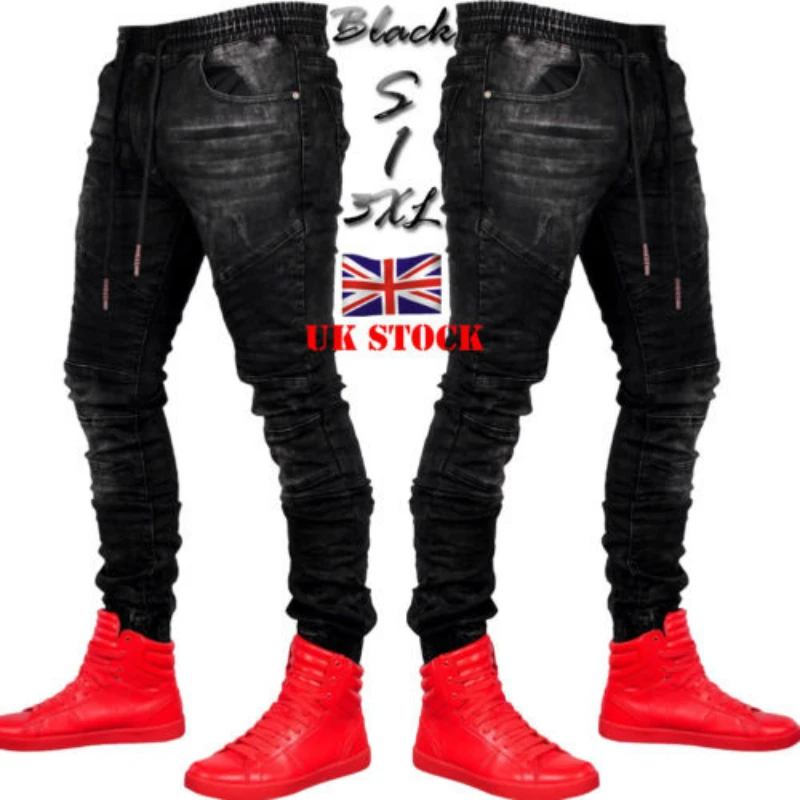 2019 Men Stylish Ripped Jeans Pants Biker Skinny Slim Straight Frayed Denim Trousers New Fashion skinny jeans men Clothes
2019 Men Stylish Ripped Jeans Pants Biker Skinny Slim Straight Frayed Denim Trousers New Fashion skinny jeans men Clothes