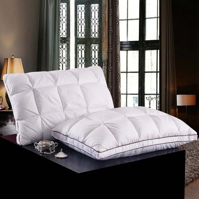 95%goose Down+5% Feather Pillow white color Down-proof Cotton bed pillows bedding neck almohada Neck Health 48*74cm48
95%goose Down+5% Feather Pillow white color Down-proof Cotton bed pillows bedding neck almohada Neck Health 48*74cm48