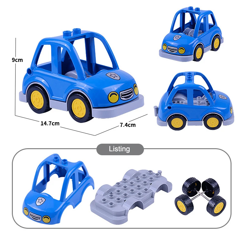 1Pcs DIY Big Size Block Set Toys City Baseplate Car Building Blocks Figure Education Friend Toys For Children
1Pcs DIY Big Size Block Set Toys City Baseplate Car Building Blocks Figure Education Friend Toys For Children