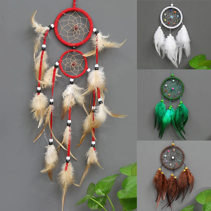 Vintage Circular Dreamcatchers Retro Feather Decoration For Car Wall Hanging Dream Catcher Popular 1PC Home Decoration Feathers
Vintage Circular Dreamcatchers Retro Feather Decoration For Car Wall Hanging Dream Catcher Popular 1PC Home Decoration Feathers