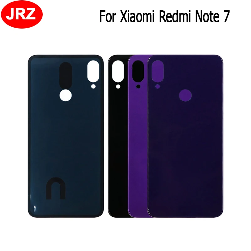 JRZ чехол для аккумулятора Xiaomi Redmi note 7 Задняя стеклянная панель корпус pro задняя