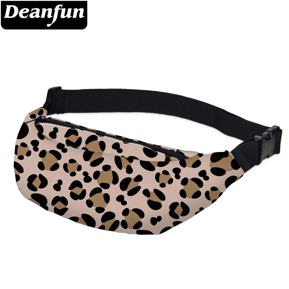 Deanfun печать классический леопардовый узор поясная сумка Водонепроницаемый