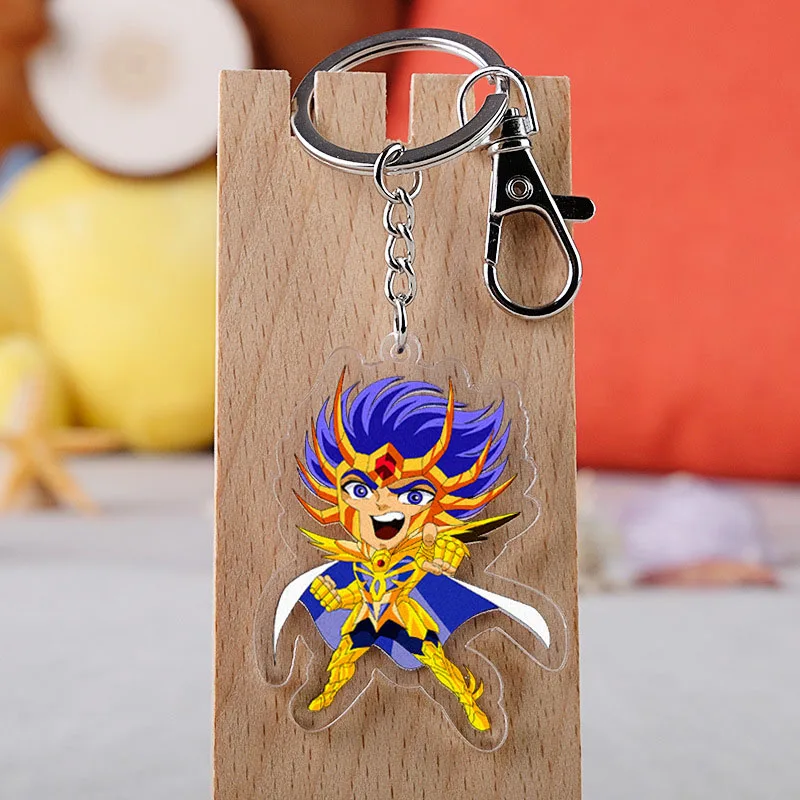 Аниме Saint Seiya Брелок фигурка японского героя мультфильма периферийные устройства