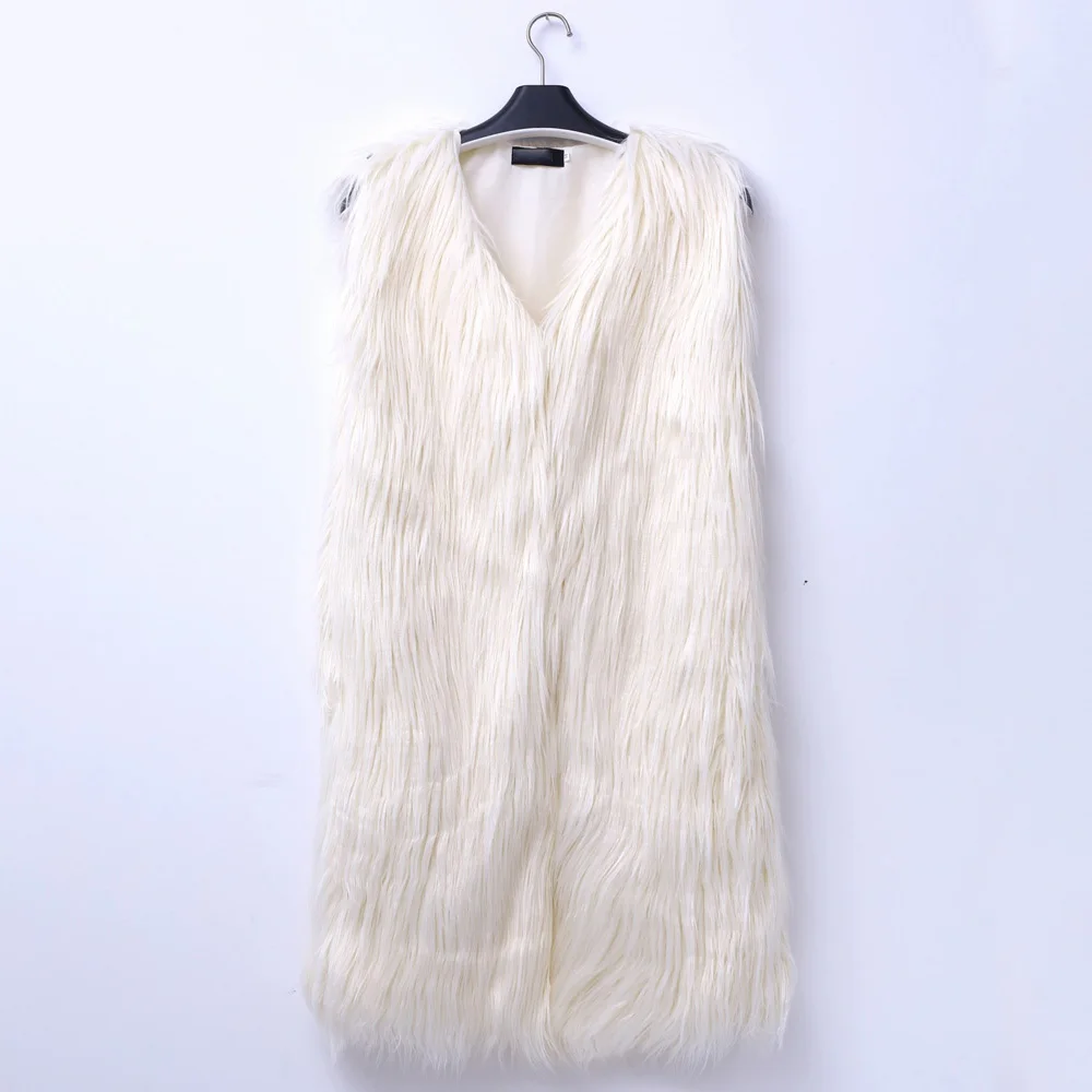 Autumn Winter Warm Faux Fur Coat Women Outerwear Sleeveless Long Coats Casual Jacket Pink Fashion Women's Vest Waistcoat
Autumn Winter Warm Faux Fur Coat Women Outerwear Sleeveless Long Coats Casual Jacket Pink Fashion Women's Vest Waistcoat