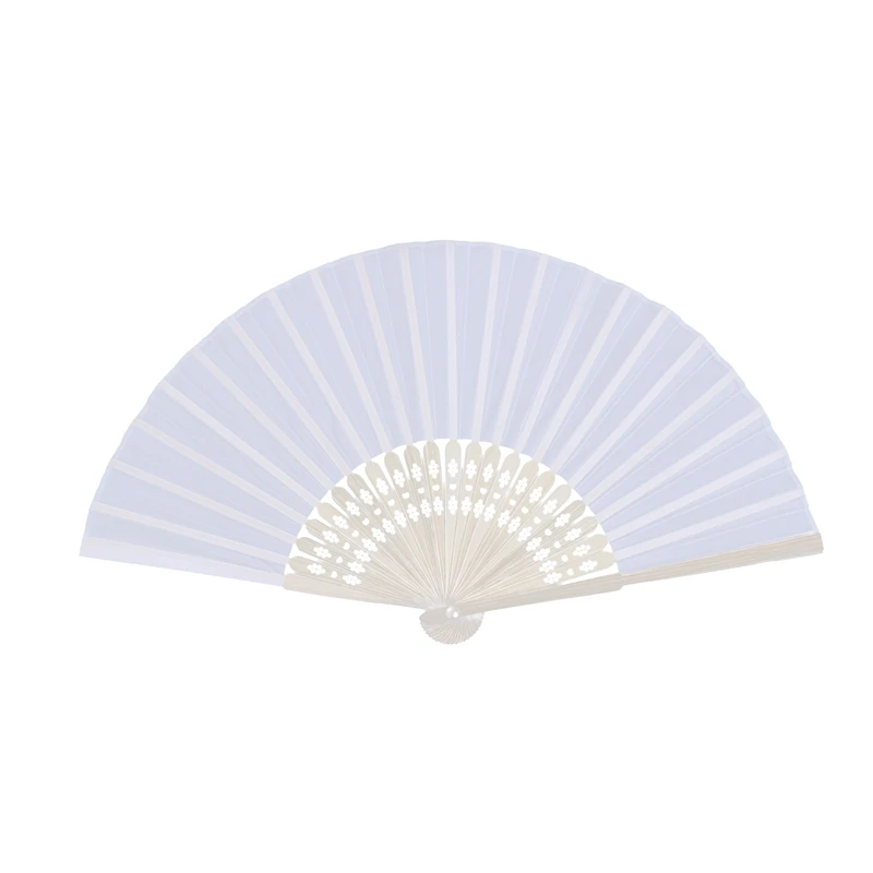 24 pcs/lot White Folding Elegant Silk Hand Fan with Gift bag Wedding & Party 21cm
24 pcs/lot White Folding Elegant Silk Hand Fan with Gift bag Wedding & Party 21cm