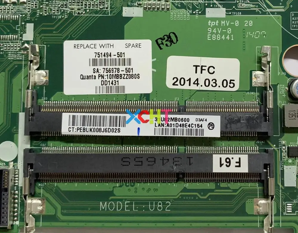 for HP Pavilion 15-N Series 15T-N200 751494-501 DA0U82MB6D0 w I5-4200U CPU 840M/2G Laptop Motherboard Mainboard Tested
for HP Pavilion 15-N Series 15T-N200 751494-501 DA0U82MB6D0 w I5-4200U CPU 840M/2G Laptop Motherboard Mainboard Tested