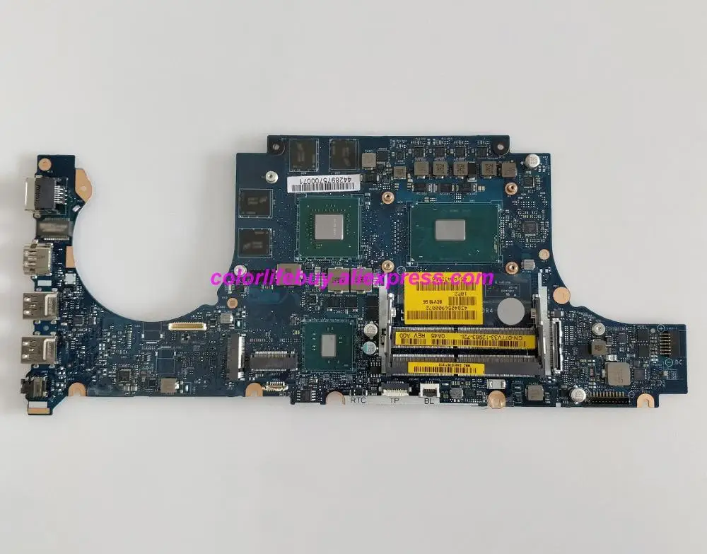 

Genuine CN-077V33 077V33 77V33 BCV00 LA-D991P i7-6700U GTX960M Laptop Motherboard Mainboard for Dell Inspiron 7566 Notebook PC