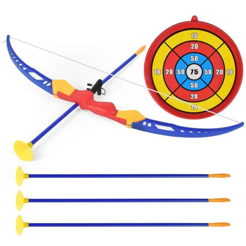 Kids Boys Bow Arrow Toy Shooting Plastic Model for Children Outdoor Sports Funny Toys