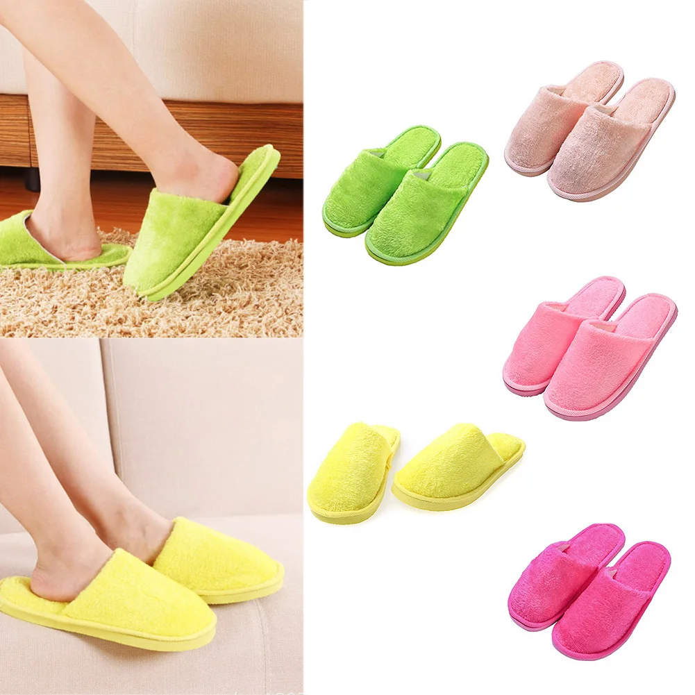 Plush slippers 2018 new women indoor home slippers winter warm shoes female solid color zapatos de mujer couple sliders
Plush slippers 2018 new women indoor home slippers winter warm shoes female solid color zapatos de mujer couple sliders
