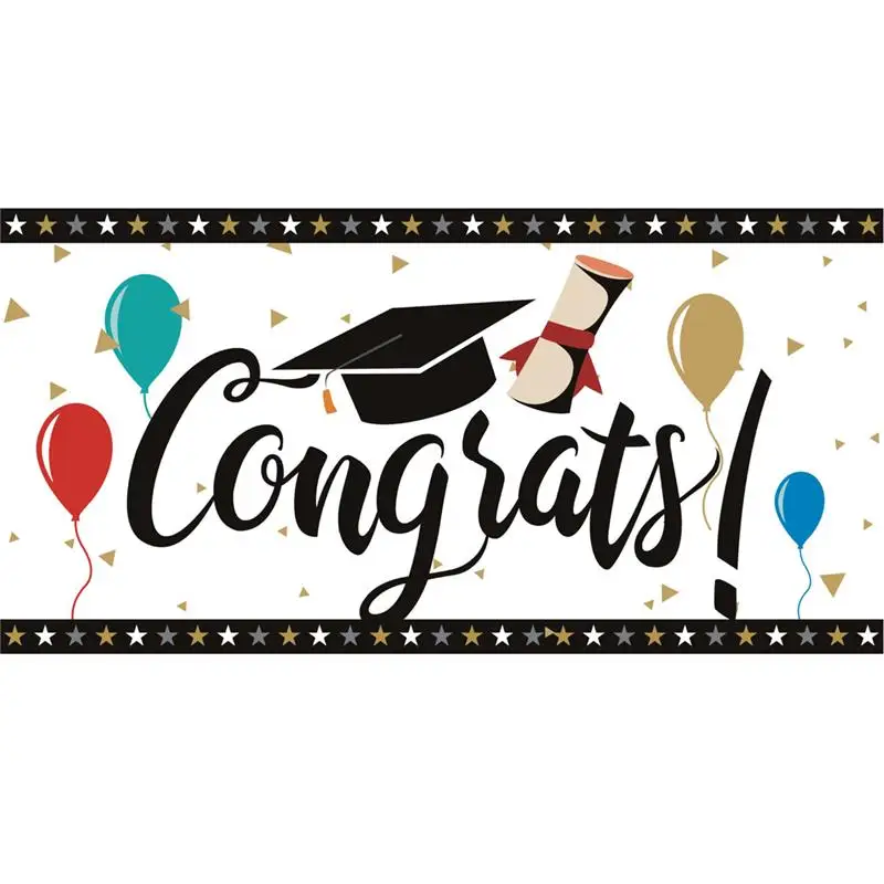 Fashion Wall Hanging Graduation Banner Decorative Party Banner Wall Backdrop for Photography Prop Graduation Party Decoration
Fashion Wall Hanging Graduation Banner Decorative Party Banner Wall Backdrop for Photography Prop Graduation Party Decoration