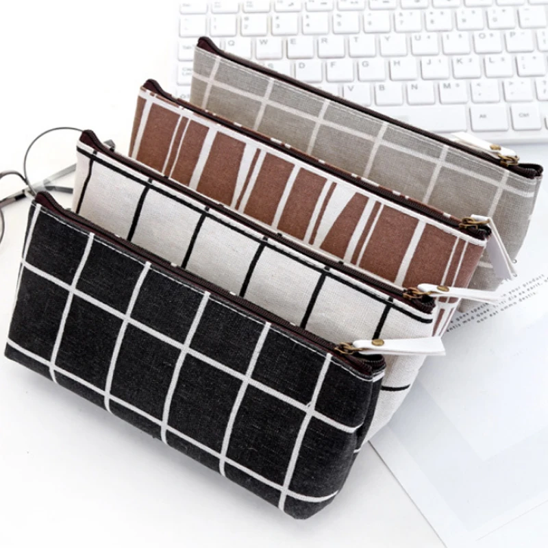 Fashion Small fresh striped canvas pencil case Makeup Bag Cosmetic Stationery Zippe Storage Pouch
Fashion Small fresh striped canvas pencil case Makeup Bag Cosmetic Stationery Zippe Storage Pouch