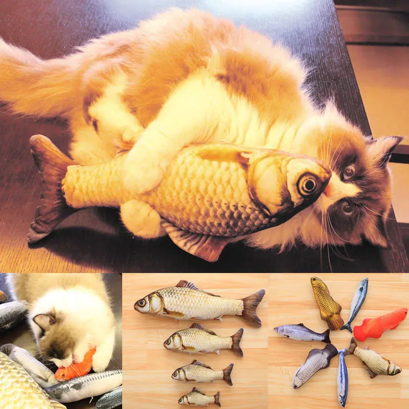 Новинка 2019 г. забавные плюшевые жевательные игрушки в форме кошки мяты рыбы