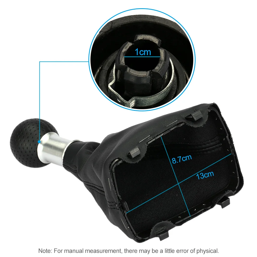 KKMOON 5 Speed Gear Shift Knob Gear Stick Gaiter Boot Replacement Kit for Audi A3 2000-2003
KKMOON 5 Speed Gear Shift Knob Gear Stick Gaiter Boot Replacement Kit for Audi A3 2000-2003