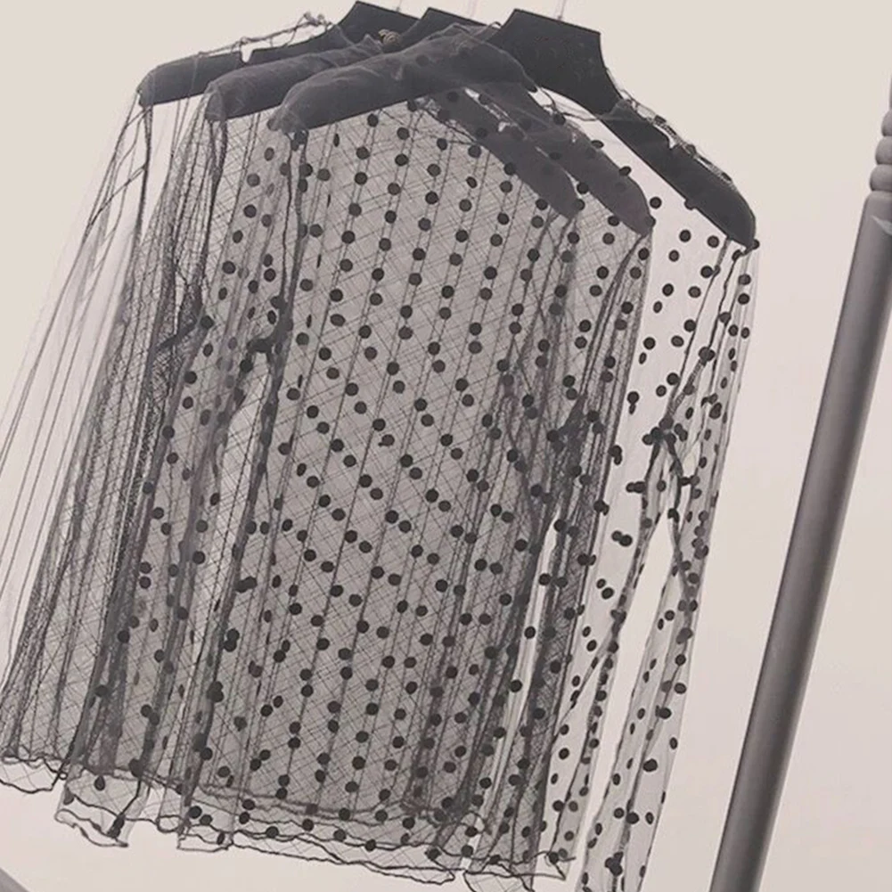 Perspective Long Sleeve Stand Collar Mesh Tops For Women Sexy Mesh Sheer Lace T-Shirts Striped Polka Dot Stars Party Tee Shirts
Perspective Long Sleeve Stand Collar Mesh Tops For Women Sexy Mesh Sheer Lace T-Shirts Striped Polka Dot Stars Party Tee Shirts