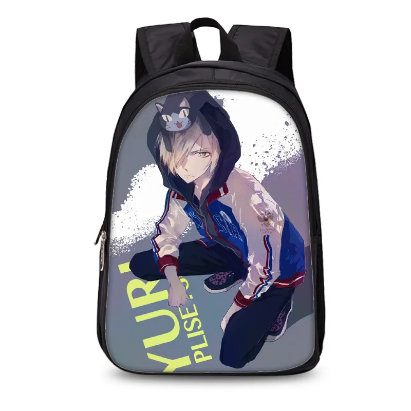 Curel Fancl Kawai аниме Yuri on ice женская сумка с принтом Детский рюкзак для колледжа