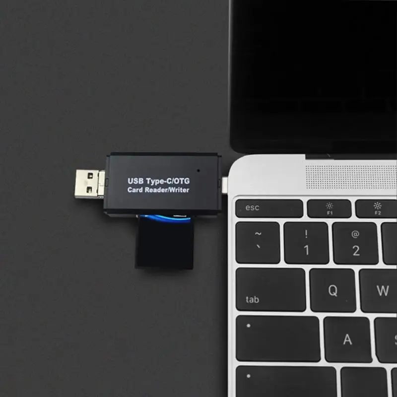 Type C+Micro USB+USB 3 in 1 OTG Card Reader High-speed USB2.0 Memory Card Reader for Android Computer
Type C+Micro USB+USB 3 in 1 OTG Card Reader High-speed USB2.0 Memory Card Reader for Android Computer