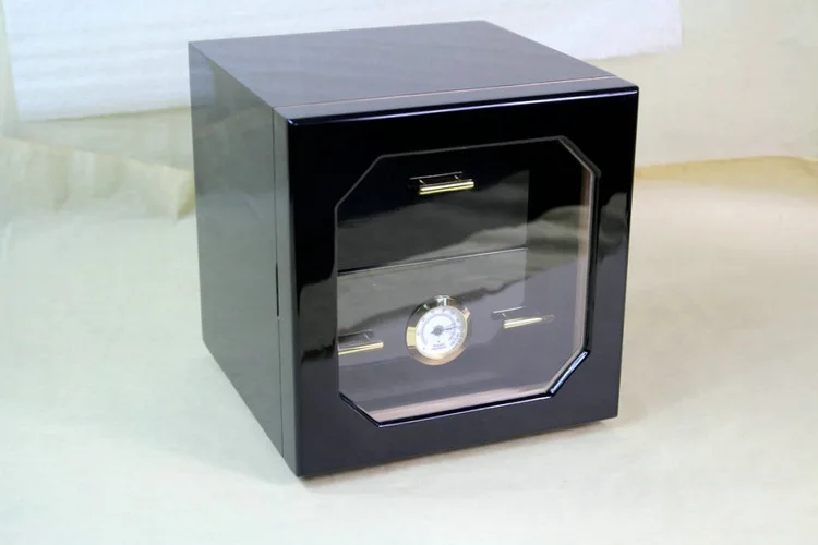 Мини трехслойный сигарный шкатулка с отделениями Pine Cigar Humidor Piano paint увлажняющая