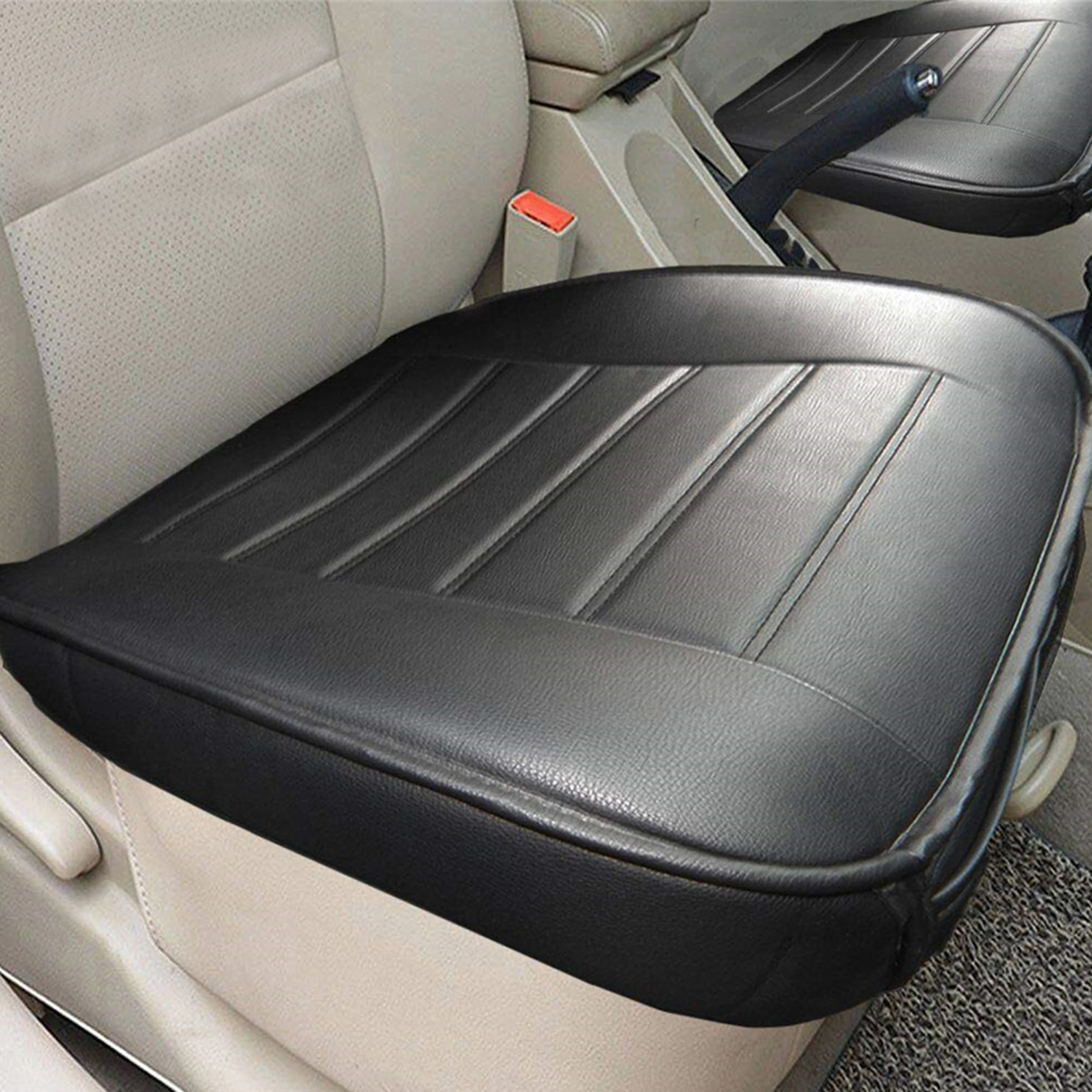 1 Piece Black Edge Wrapping Full Surround Car Front Seat Cushion Cover Pad Mat for Auto Supplies Office Chair with PU Leather
1 Piece Black Edge Wrapping Full Surround Car Front Seat Cushion Cover Pad Mat for Auto Supplies Office Chair with PU Leather