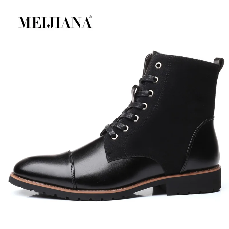 MEIJIANA Autumn Winter Men Boots Big Size 38-47 Vintage Style Men Shoes Casual Fashion High-Cut Lace-up Warm
MEIJIANA Autumn Winter Men Boots Big Size 38-47 Vintage Style Men Shoes Casual Fashion High-Cut Lace-up Warm