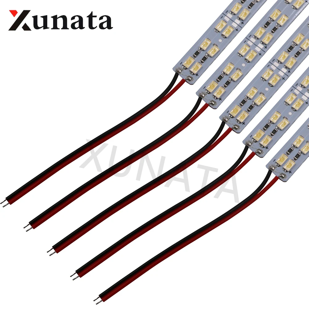 5630 Double Row LED Hard Bar Light Aluminium Rigid Strip Cool White 50cm 72LEDs 12V LED Light Lamp 5PCS
5630 Double Row LED Hard Bar Light Aluminium Rigid Strip Cool White 50cm 72LEDs 12V LED Light Lamp 5PCS