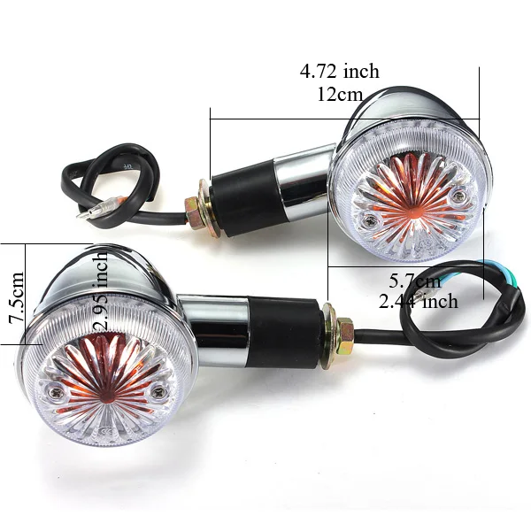 1Pair Motorcycle Turn Signal Indicators Lights Lamp for Honda For Suzuki For Yamaha For Kawasaki
1Pair Motorcycle Turn Signal Indicators Lights Lamp for Honda For Suzuki For Yamaha For Kawasaki