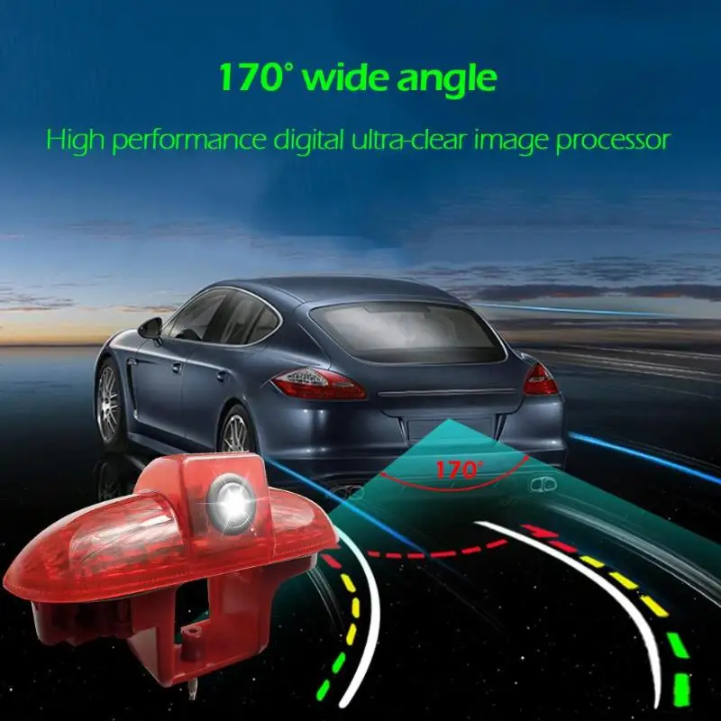 High Brake Light Rear View Camera IP68 Waterproof for Renault 2001-2014 Trafic Vauxhall Vivaro Opel Combo
High Brake Light Rear View Camera IP68 Waterproof for Renault 2001-2014 Trafic Vauxhall Vivaro Opel Combo