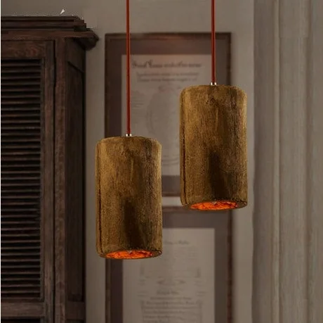Винтажные цементные подвесные светильники в стиле лофт осветительные приборы