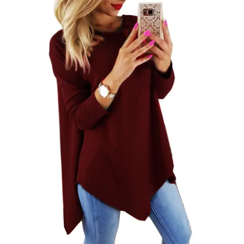 Women Long Tshirt Tees Autumn Top Tees Shirt Long Sleeve Loose Femme Camisas Mujer Casual Female Solid Tops Poleras SJ1714X
Women Long Tshirt Tees Autumn Top Tees Shirt Long Sleeve Loose Femme Camisas Mujer Casual Female Solid Tops Poleras SJ1714X