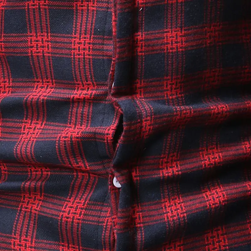 Checkered Shirts Men Chemise Homme Red And Black Plaid Shirt Men Short Sleeve Shirts 2021 New Summer Fashion Mens Blouse YS51
Checkered Shirts Men Chemise Homme Red And Black Plaid Shirt Men Short Sleeve Shirts 2021 New Summer Fashion Mens Blouse YS51