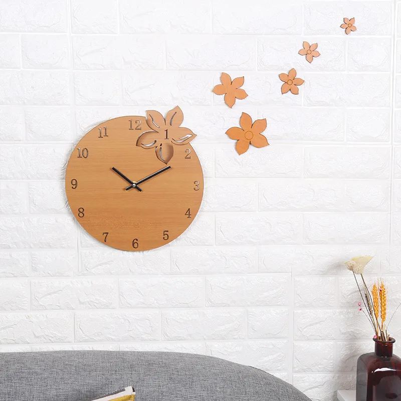 Creative Fashion Children Wall Clock Living Room Simple Mute Bedroom Flowers Modern Design Wooden Art Home Decorative
Creative Fashion Children Wall Clock Living Room Simple Mute Bedroom Flowers Modern Design Wooden Art Home Decorative
